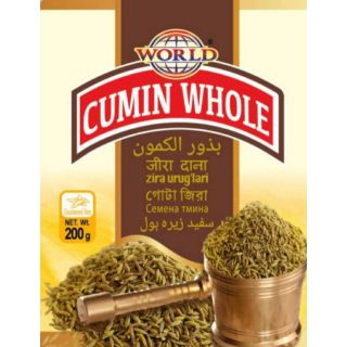 WORLD CUMIN WHOLE (JEERA) 200g