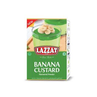 # LAZZAT BANANA CUSTARD POWDER 250g