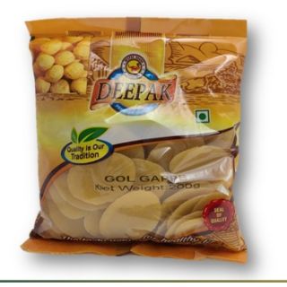 # DEEPAK PANI PURI (GOL GAPPE) 200g (READY TO FRY)