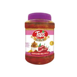 TOP STUFFED RED CHILLI PICKLE 900g